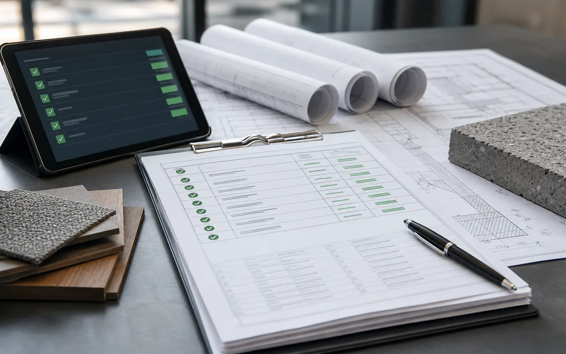 Documenti tecnici, checklist e materiali verificati per prevenire non conformità
